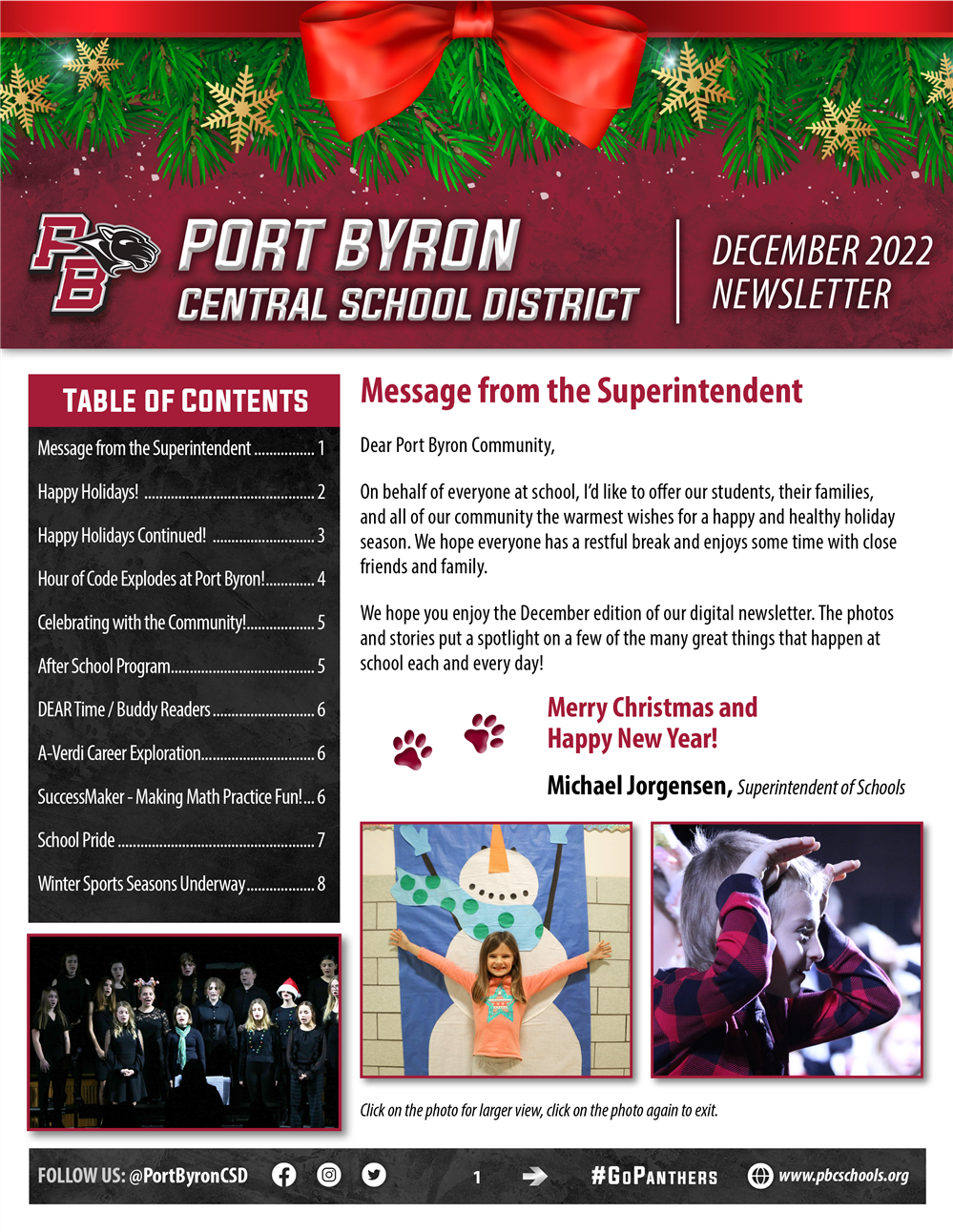 December 2022 Newsletter